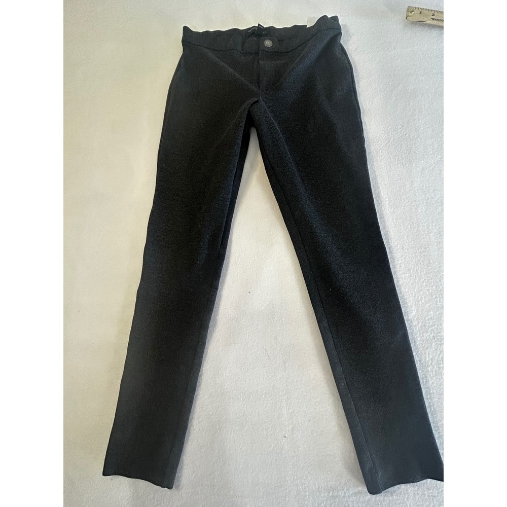 Banana Republic Petite 2P Dark Gray Stretch Dress Pants Career Trousers Women